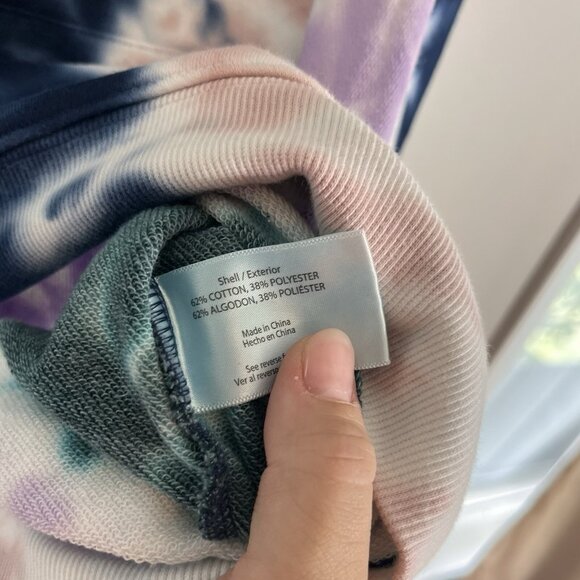 Wildfox Size Small Cropped Tie Dye Sweatshirt - Picture 4 of 6